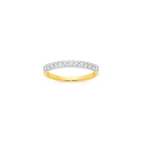 9ct-Gold-Diamond-Claw-Set-Band on sale