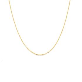 9ct+Gold+45cm+Solid+Twist+Cable+Chain