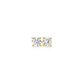 Alora-9ct-Gold-Lab-Grown-Diamond-4-Claw-Stud-Earrings on sale