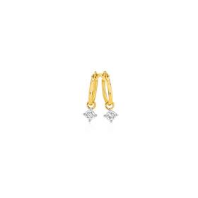 Alora-9ct-Gold-Lab-Grown-Diamond-Round-Drop-Hoop-Earrings on sale