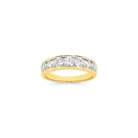 Alora-9ct-Gold-Lab-Grown-Diamond-Band on sale