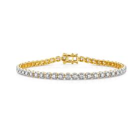 9ct-Gold-Diamond-Tennis-Bracelet on sale