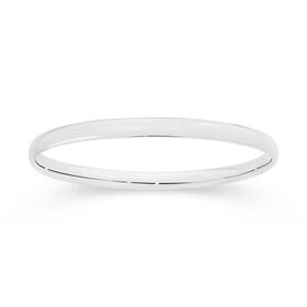 Sterling+Silver+4x45mm+Solid+Children%26%23039%3Bs+Bangle