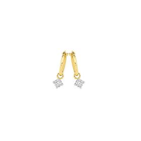 Alora-9ct-Gold-Lab-Grown-Diamond-Round-Drop-Hoop-Earrings on sale