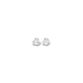 Sterling-Silver-CZ-Swirl-Stud-Earrings on sale