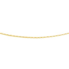 9ct-Gold-50cm-Solid-Oval-Belcher-Chain on sale