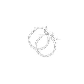 Sterling+Silver+1.5x15mm+Square+Tube+Hoop+Earrings