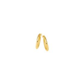 9ct-Gold-Polished-2x10mm-Hoop-Earrings on sale