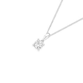 Alora-10ct-White-Gold-30-Point-Lab-Grown-Diamond-Solitaire-Pendant on sale