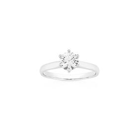 ALORA-14CT-WHITE-GOLD-1-CARAT-LAB-GROWN-DIAMOND-SOLITAIRE-RING on sale