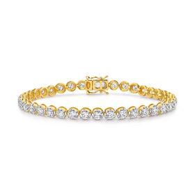 Alora-9ct-Gold-Lab-Grown-Diamond-Tennis-Bracelet on sale