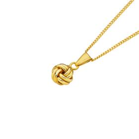 9ct-Gold-Knot-Pendant on sale