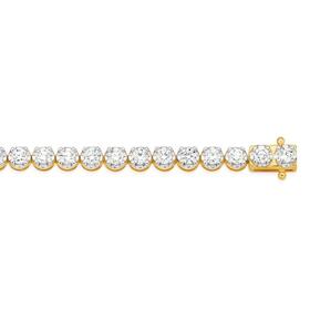 Alora-9ct-Gold-Lab-Grown-Diamond-Tennis-Bracelet on sale