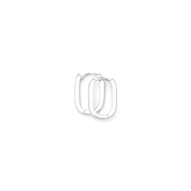 Sterling+Silver+2x11mm+Solid+Oblong+Huggie+Earrings