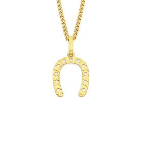 9ct-Gold-Horse-Shoe-Pendant on sale