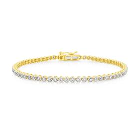 Alora-9ct-Gold-Lab-Grown-Diamond-Tennis-Bracelet on sale