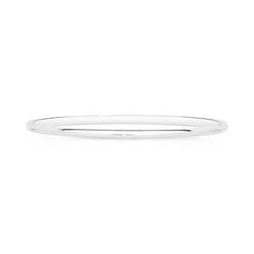 Sterling-Silver-3x60mm-Solid-Comfort-Bangle on sale