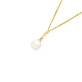 9ct-Gold-Cultured-Fresh-Water-Pearl-Pendant on sale