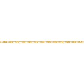 9ct-Gold-45cm-Solid-Figaro-11-Chain on sale