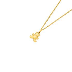 9ct-Gold-Teddy-Bear-Pendant on sale