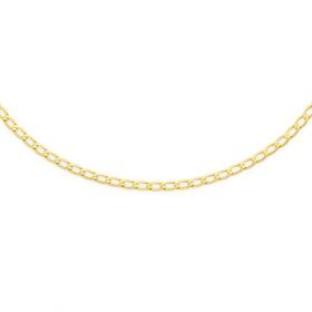 9ct-Gold-50cm-Fine-Diamond-Cut-Open-Oval-Curb-Chain on sale
