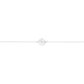 Sterling+Silver+16cm+Sunflower+Trace+Bracelet