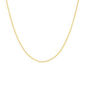9ct-Gold-45cm-Solid-Curb-Chain on sale