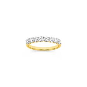 9ct-Gold-Lab-Grown-Band on sale