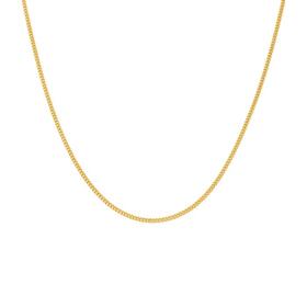 9ct-Gold-40cm-Solid-Fine-Curb-Chain on sale