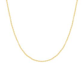 9ct+Gold+50cm+Fine+Twist+Cable+Chain