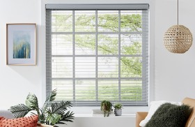 50-off-50mm-Grey-Ready-To-Hang-Faux-Wood-Venetian-Blinds on sale