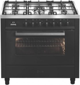 ILVE-90cm-Dual-Fuel-Upright-Cooker-Graphite on sale