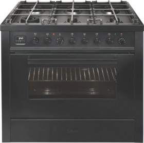 ILVE-90cm-Dual-Fuel-Upright-Cooker-Graphite on sale