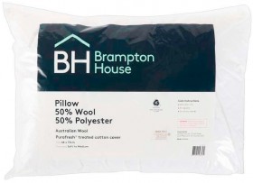 40-off-All-Brampton-House-50-Wool-50-Polyester-Standard-Pillow on sale