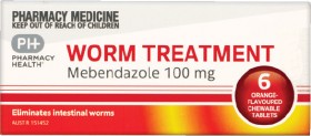 Pharmacy-Health-Worm-Treatment-6-Chewable-Tablets on sale