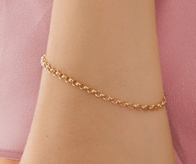 9ct-Gold-19cm-Solid-Belcher-Bracelet on sale