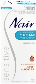 Nair-Sensitive-Hair-Removal-Cream-75g on sale