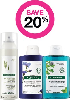 Save-20-on-Klorane-Haircare-Range on sale