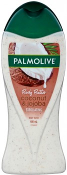 Palmolive-Coconut-Scrub-Body-Butter-Shower-Gel-400mL on sale