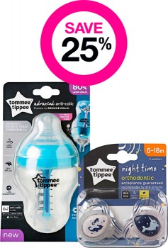 Save-25-on-Selected-Tommee-Tippee-Bottle-Pacifier-Products on sale
