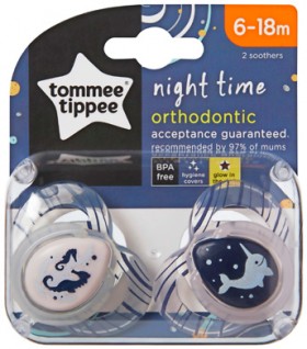 Tommee-Tippee-Closer-to-Nature-Night-Time-Soothers-6-18-months-2-Pack on sale