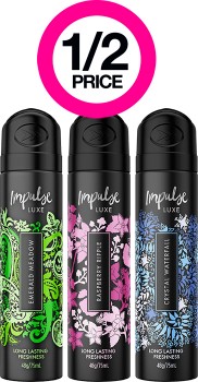 12-Price-on-Impulse-Body-Spray-Range on sale