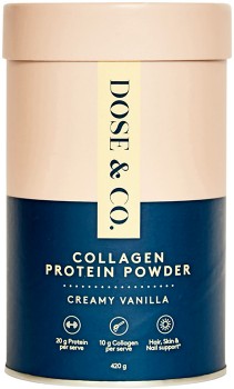 Dose-Co-Vanilla-Protein-Collagen-Powder-420g on sale