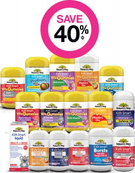 Save-40-on-Selected-Natures-Way-Products on sale