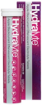 Hydralyte-Apple-Blackcurrant-Flavoured-Effervescent-Electrolyte-20-Tablets on sale