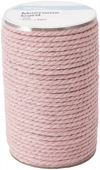 50m-Macrame-Cord-Pink on sale