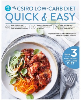 The-CSIRO-Low-Carb-Diet-Quick-Easy-Book on sale