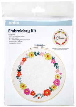 Embroidery-Kit-Floral-Wreaths on sale