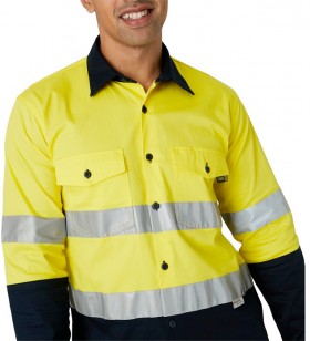 Tradie-Long-Sleeve-Taped-Stretch-Shirt on sale