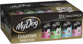 My-Dog-12-Pack-Canned-Dog-Food-Gourmet-Selection-400g on sale